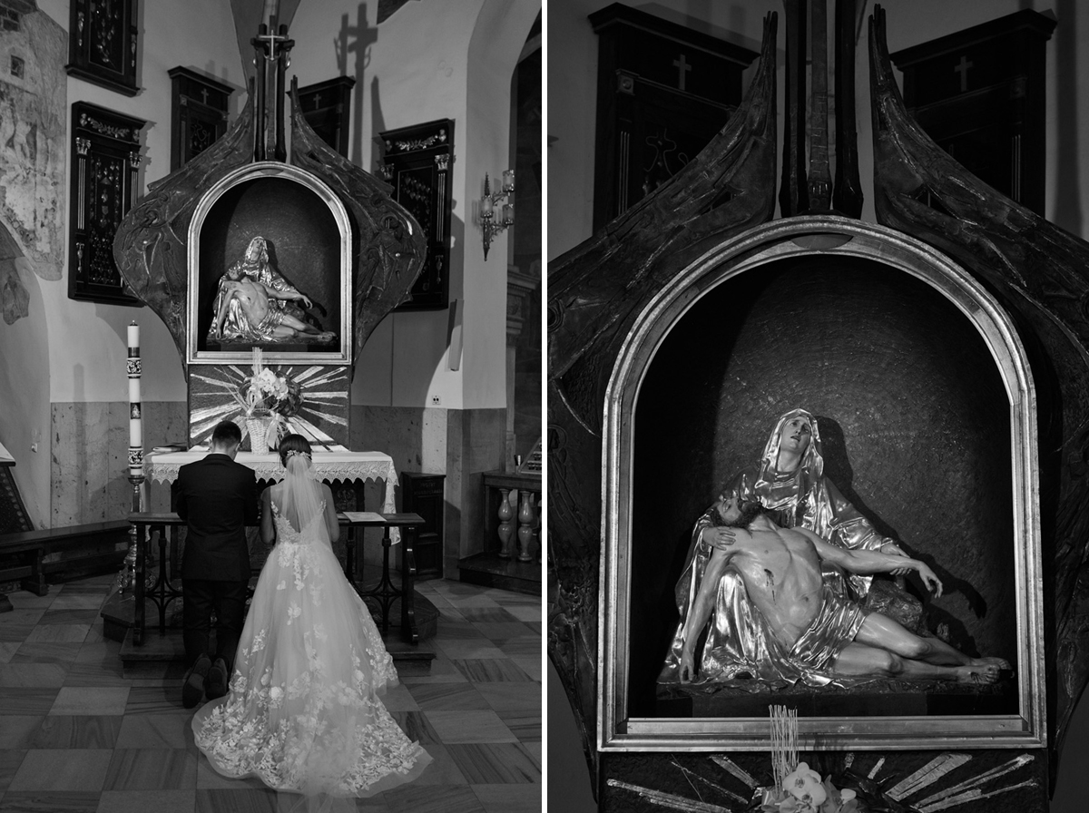 zdjęcia ślubne z katedry tarnów