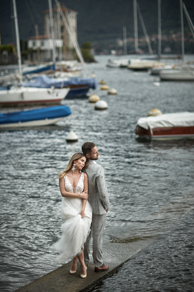 ślub nad jeziorem Como